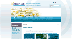 Desktop Screenshot of cebiphar.com