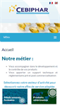 Mobile Screenshot of cebiphar.com